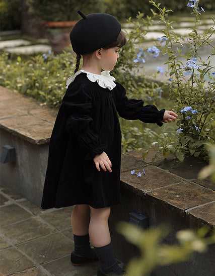 Midnight Corduroy Dress