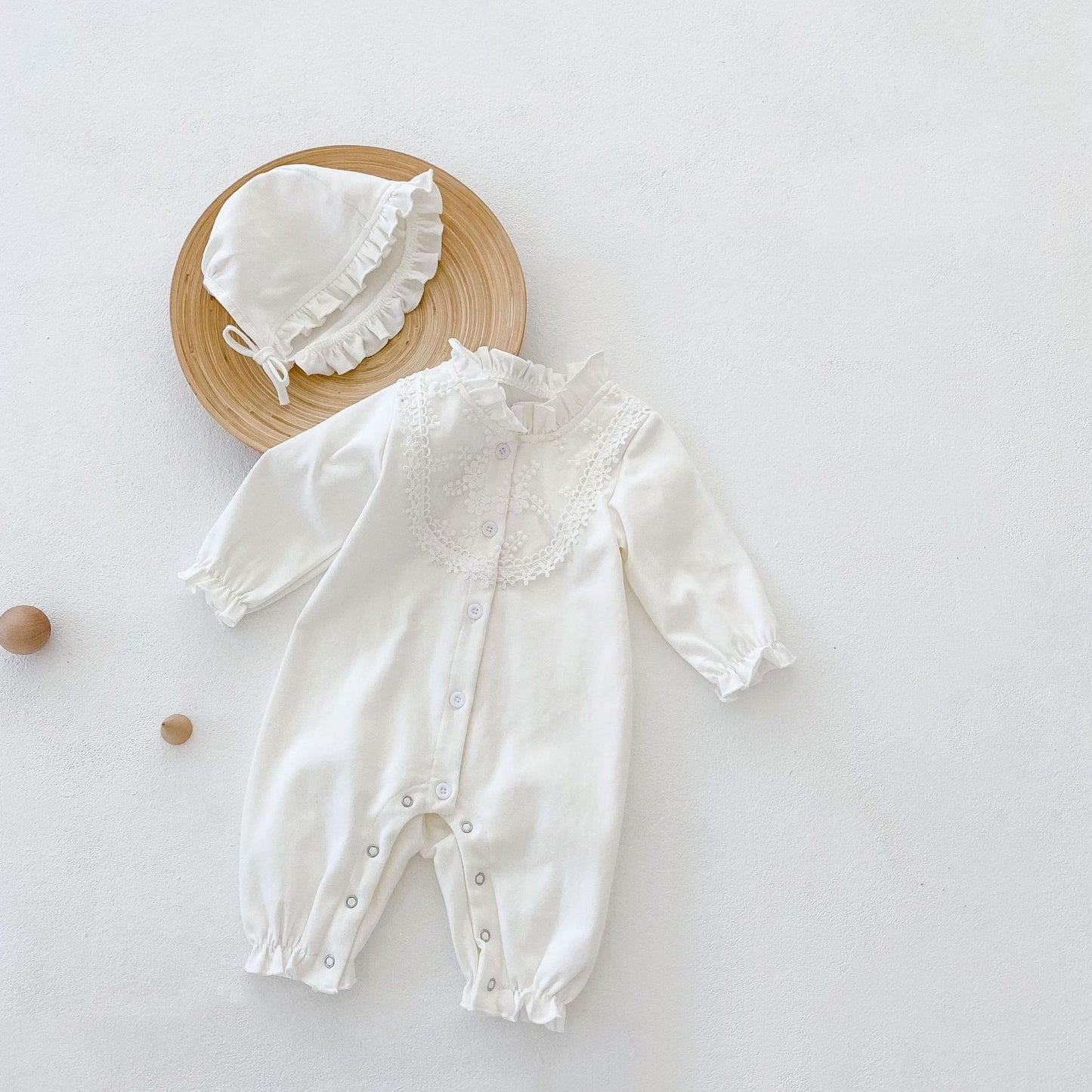 Izzie Romper + Bonnet Set