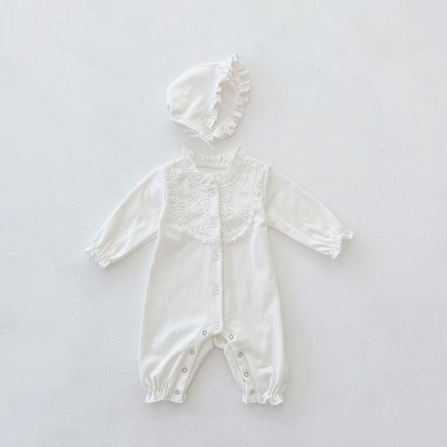 Izzie Romper + Bonnet Set