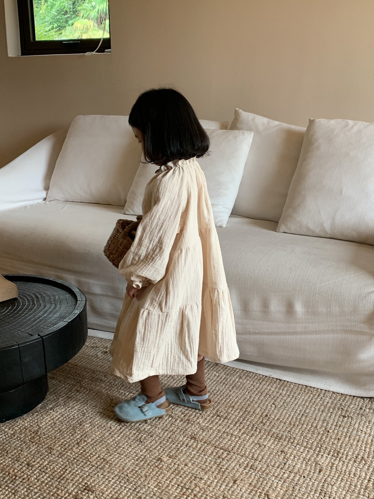 Thatched Smock Dress
