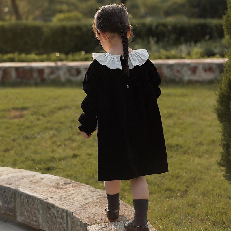 Midnight Corduroy Dress