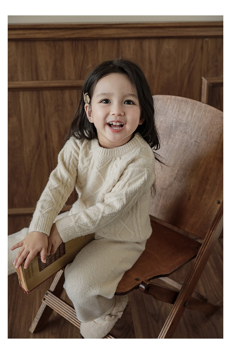 Violet Knitted Two Piece Set