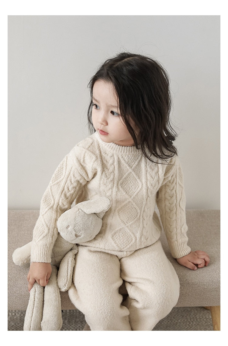 Violet Knitted Two Piece Set