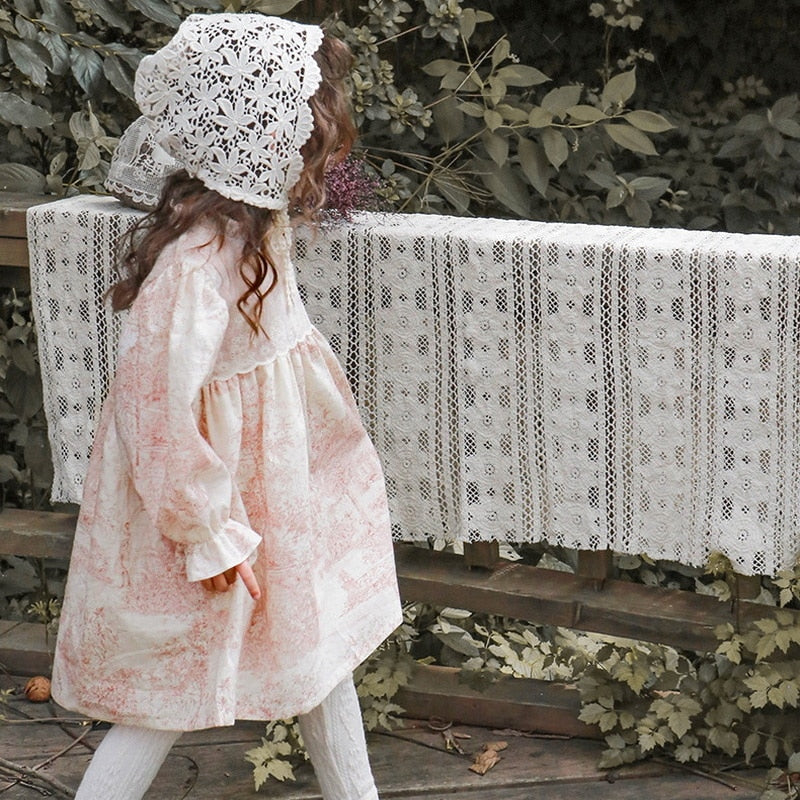 Toile De Jouy Frill Dress