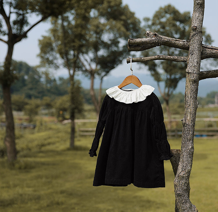 Midnight Corduroy Dress