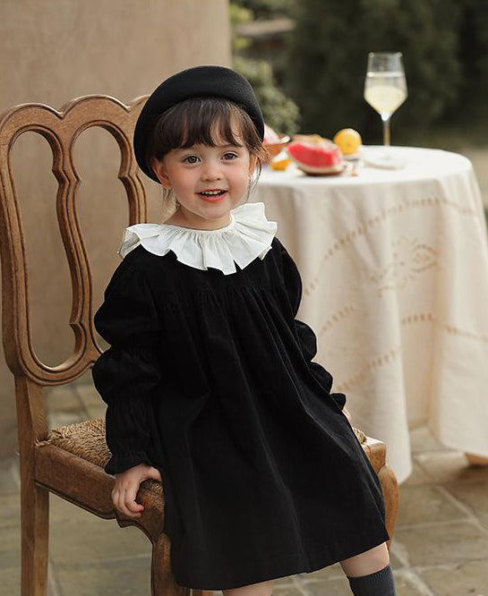 Midnight Corduroy Dress