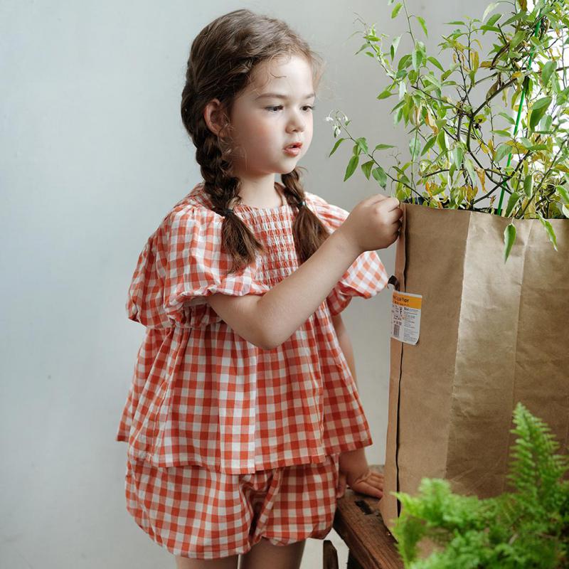 Highland Plaid Shorts Set