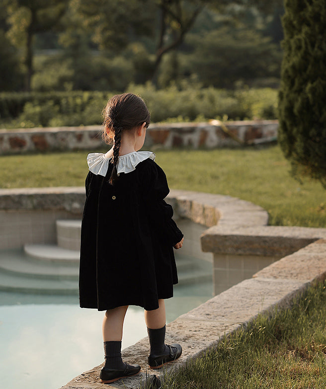 Midnight Corduroy Dress