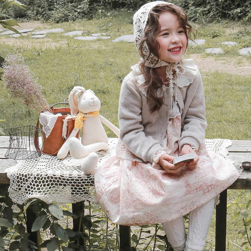 Toile De Jouy Frill Dress