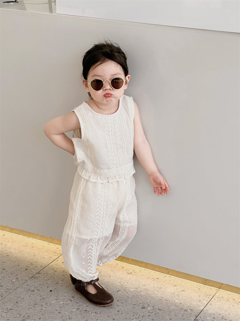 Marlow Ribbon Top + Trouser Set