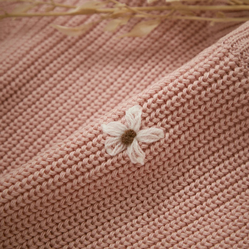 Daisy Embroidered Knit Jumper
