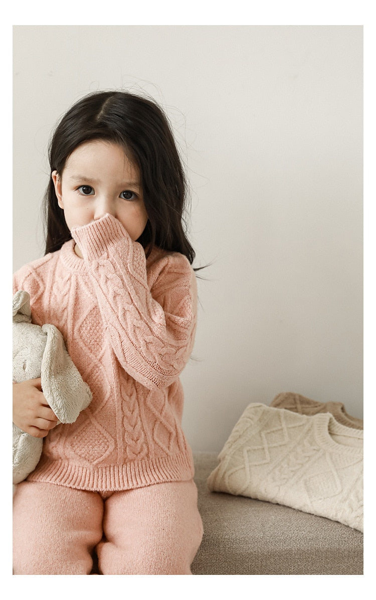 Violet Knitted Two Piece Set