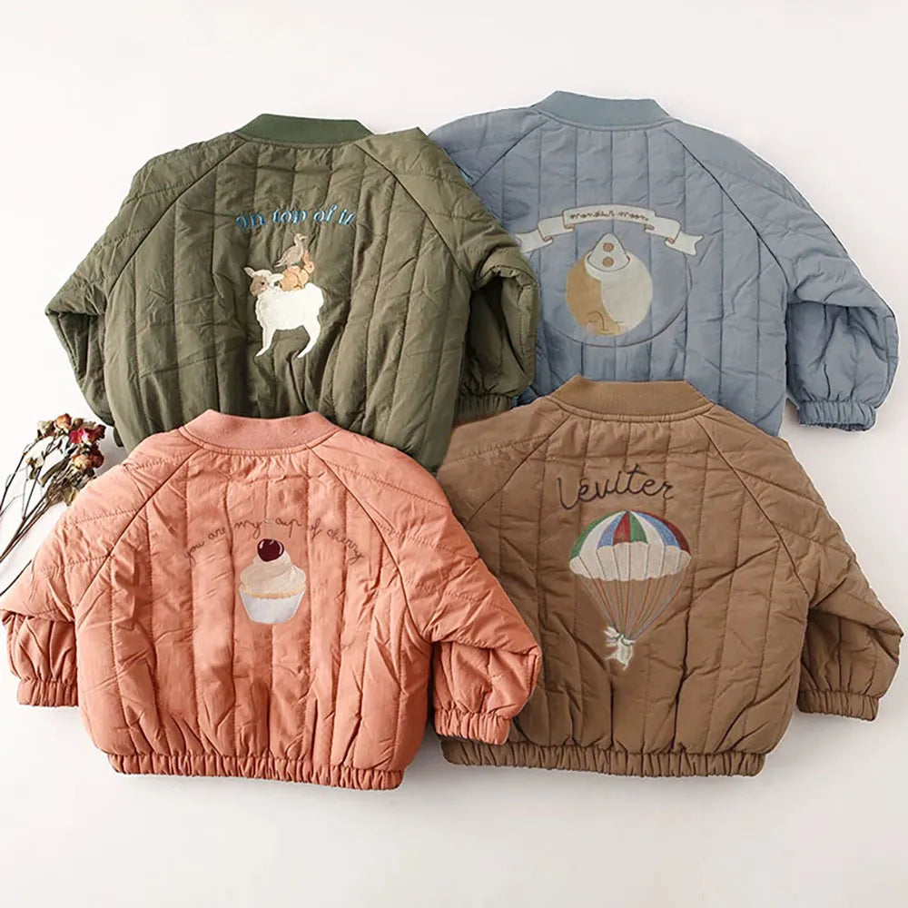 Cherry Quilted Jacket