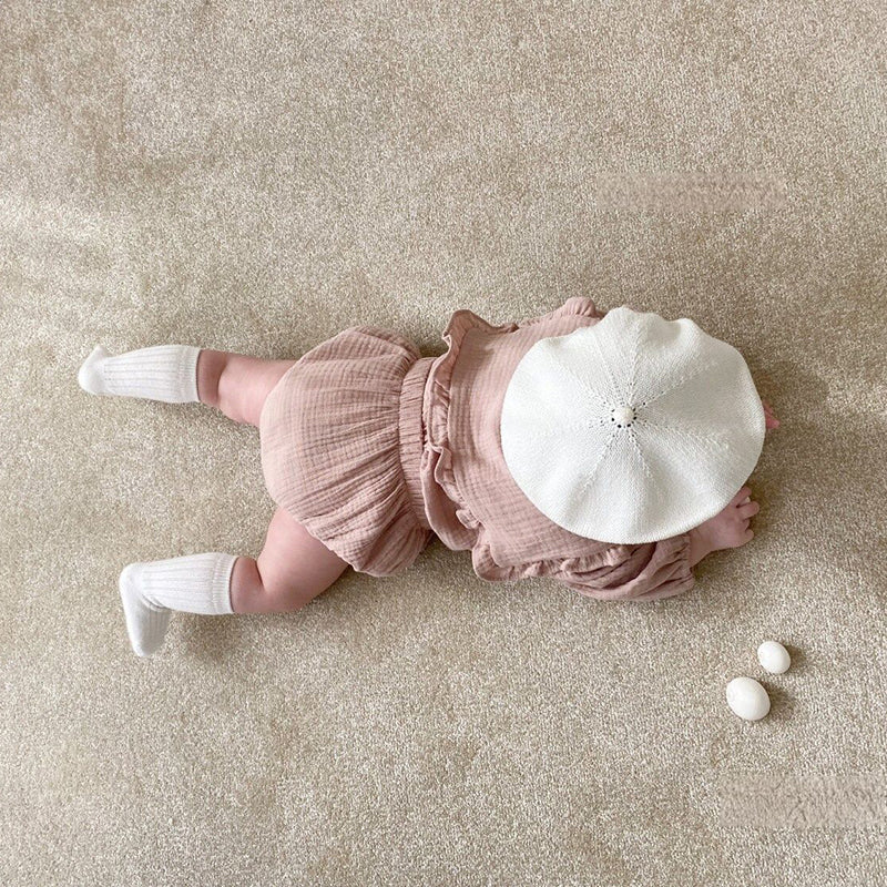 Lotus Cotton Top + Bloomer Set