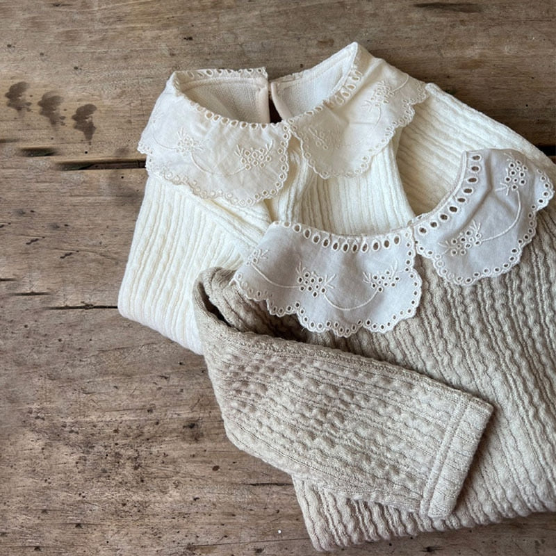 Clara Lace Collar Top