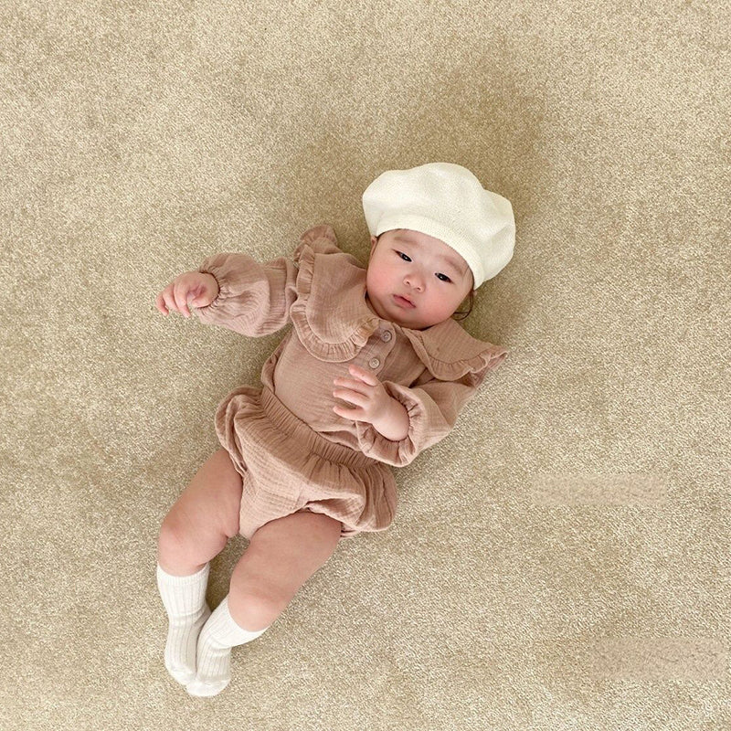 Lotus Cotton Top + Bloomer Set