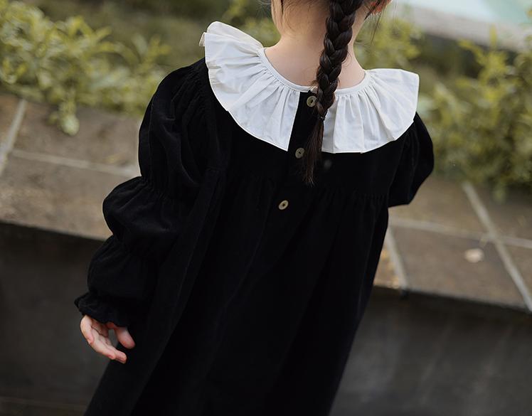 Midnight Corduroy Dress