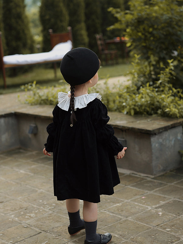 Midnight Corduroy Dress