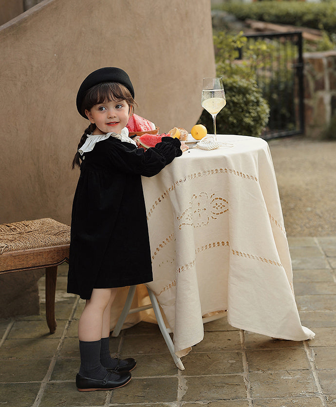 Midnight Corduroy Dress