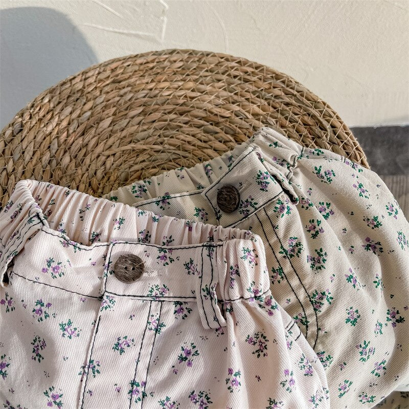 Floral Boxy Chinos