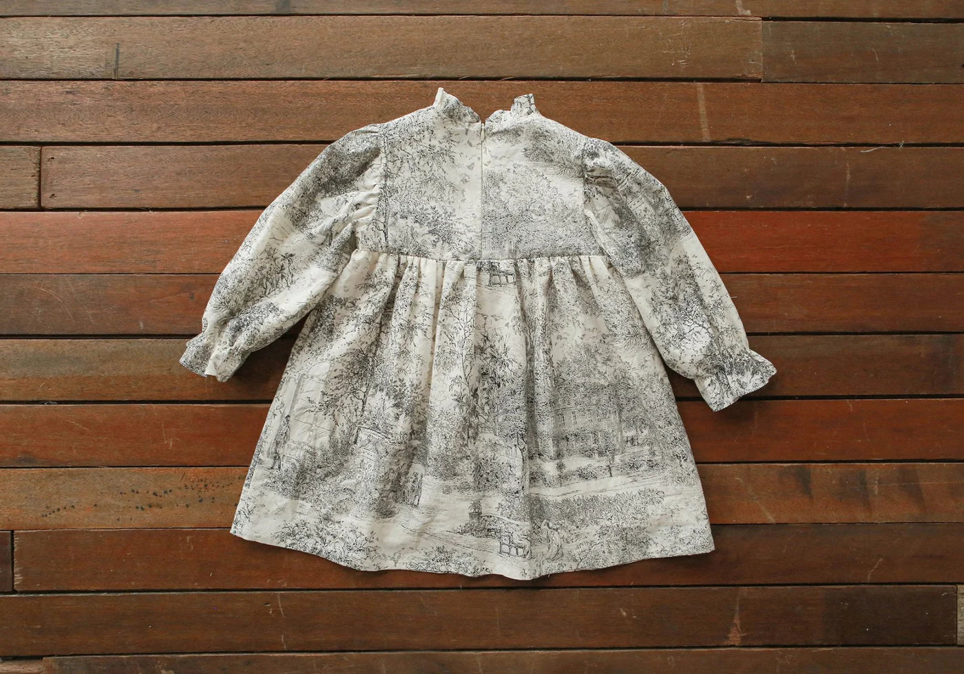 Toile De Jouy Frill Dress