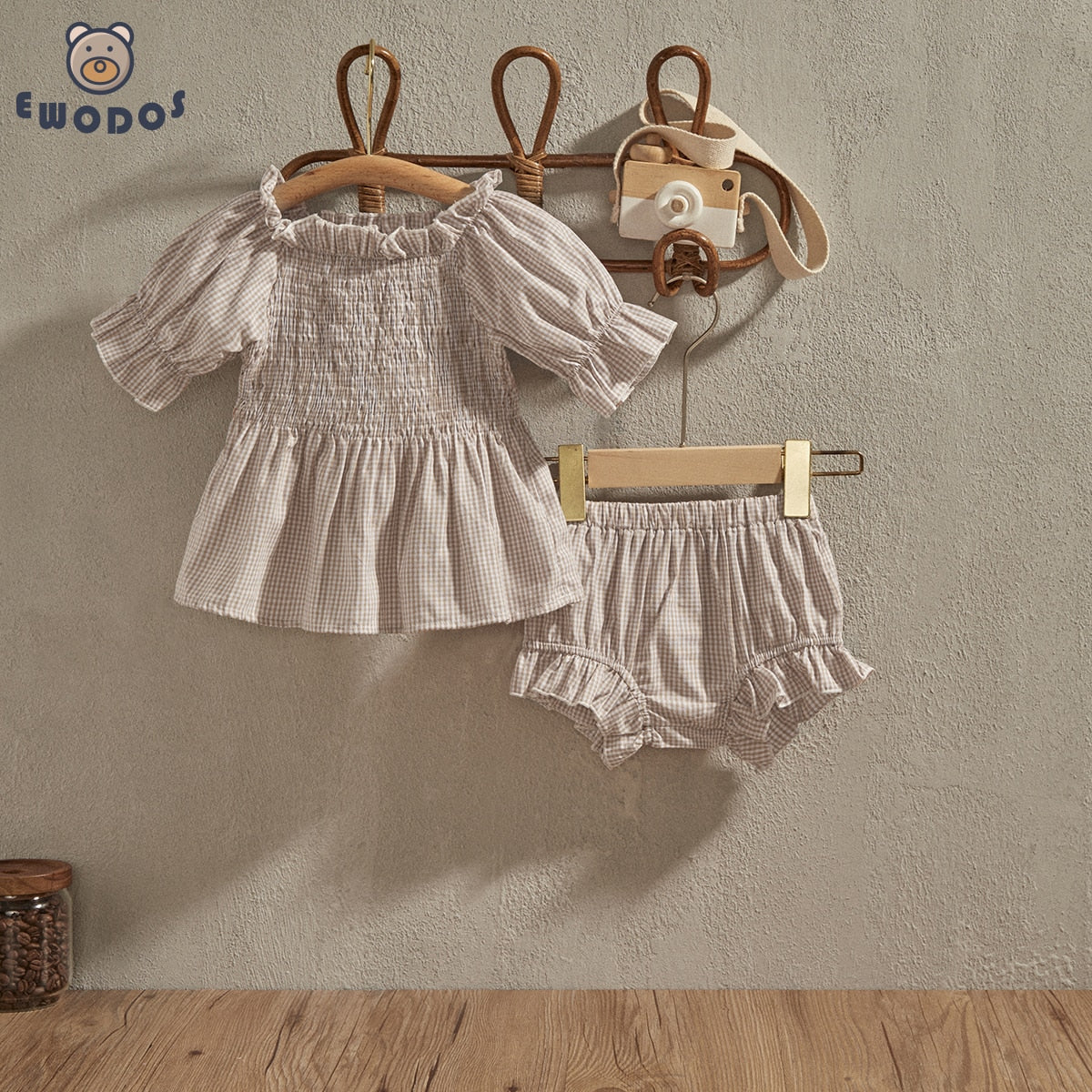 Beatrice Top + Bloomer Set