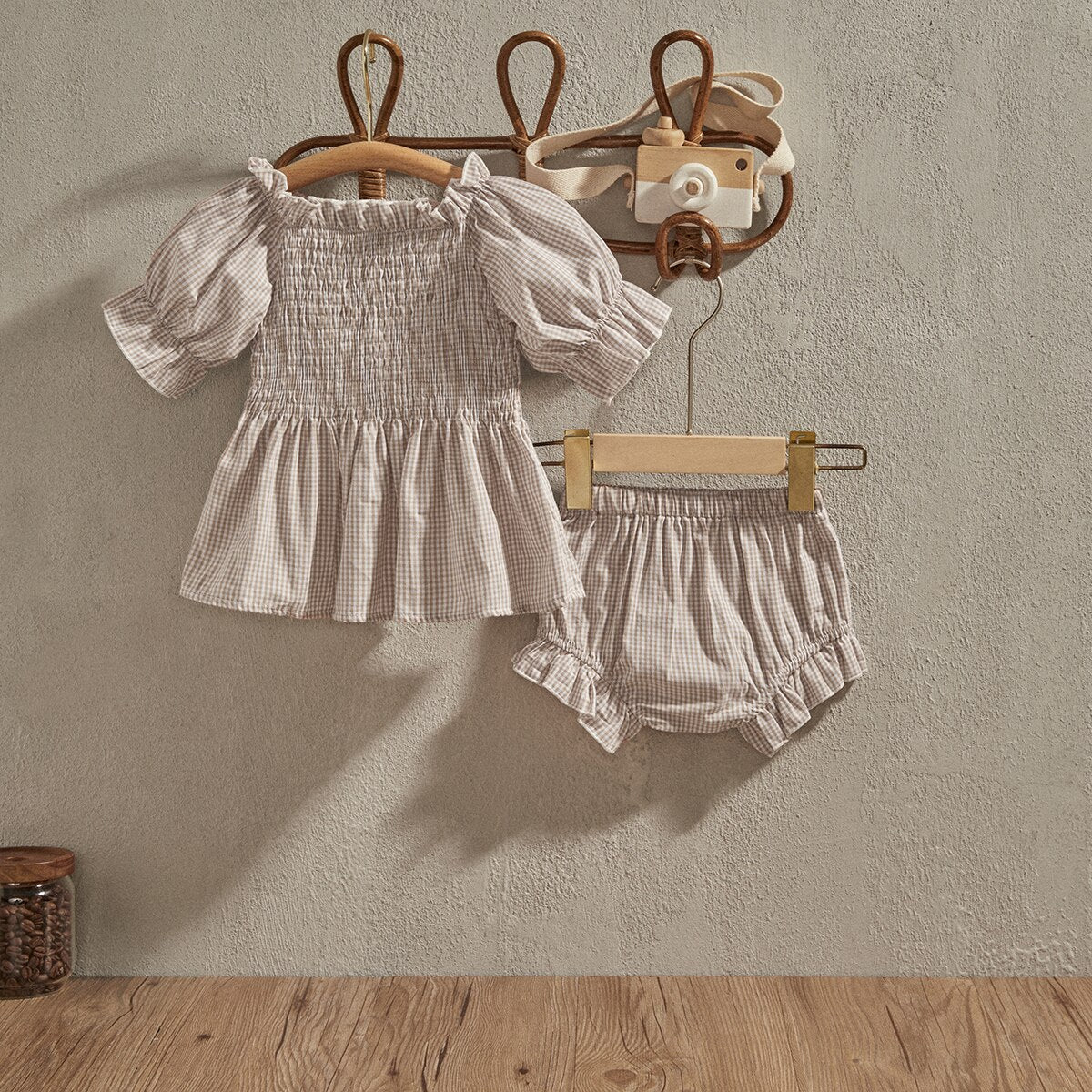 Beatrice Top + Bloomer Set