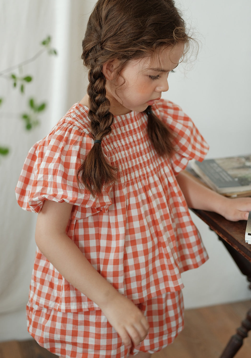 Highland Plaid Shorts Set