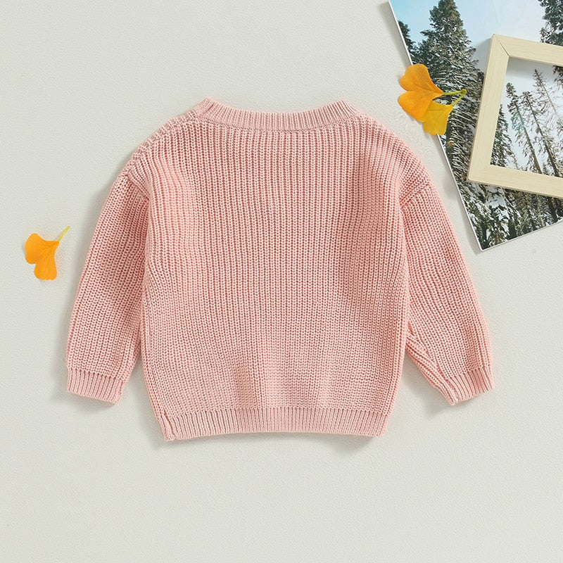 Daisy Embroidered Knit Jumper