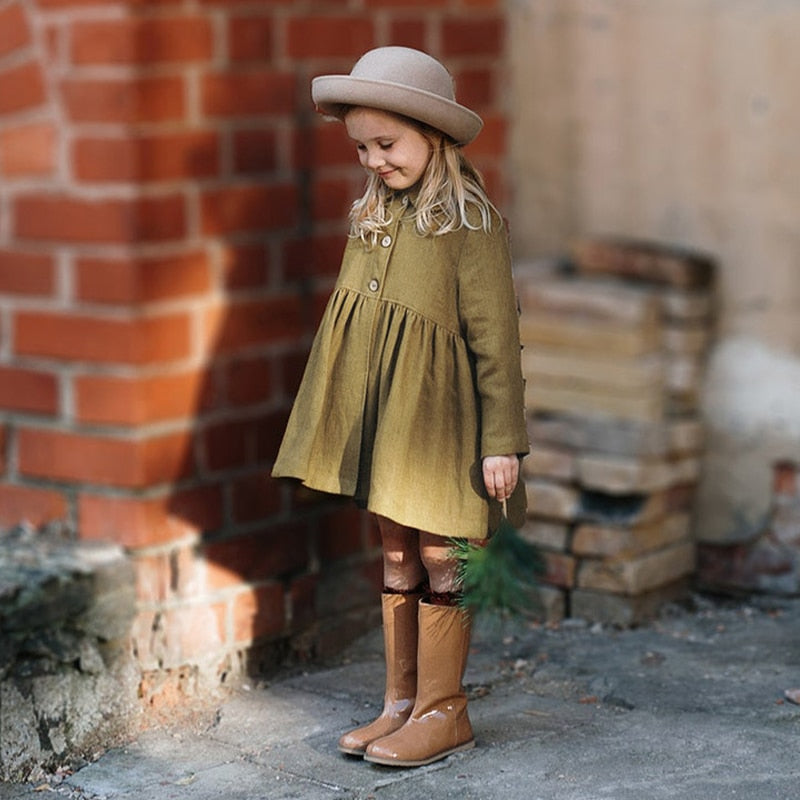 Clara Linen Pea Coat