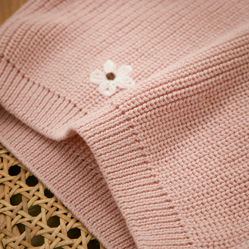 Daisy Embroidered Knit Jumper