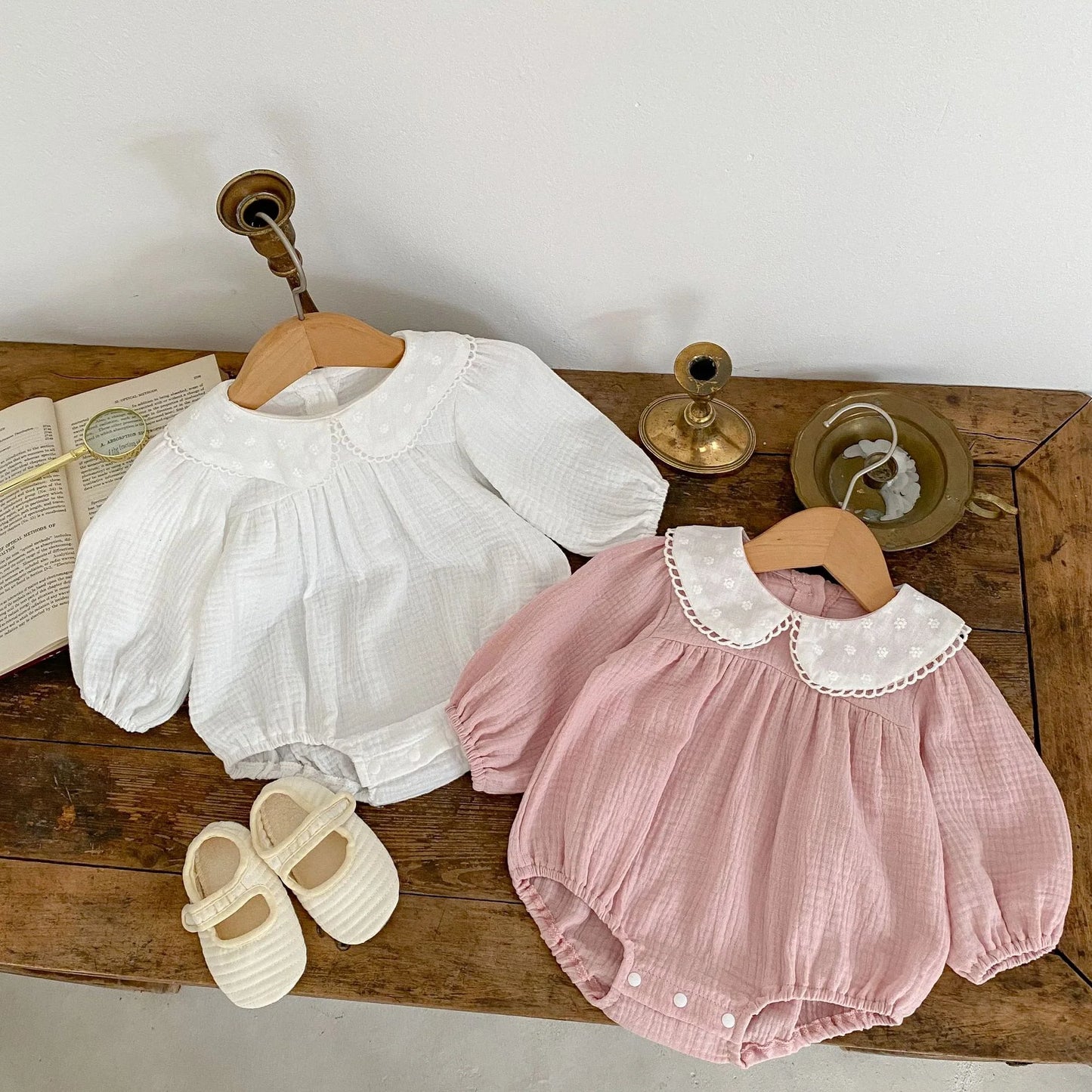 Adeline Cheesecloth Romper